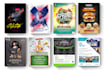 design awesome flyers, posters, brochures, and business card