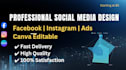 design professional social media posts in canva
