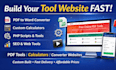 built pdf tools website like ilovepdf