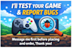 play, test and review your game