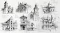do hand drawn architectural sketches