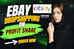 do expert ebay dropshipping on profit share