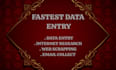 do fastest data entry in spreadsheet in 20 hours , internet research