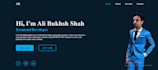 do frontend development with html CSS and java script