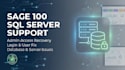 fix sage 100 sql database issues and recover admin access