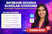 cite paper reference article to increase google scholar citations