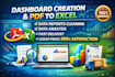 build interactive excel dashboards with charts and kpis