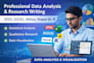 provide data driven research writing