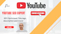 create SEO optimized youtube titles, tags, description