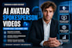 create ai avatar, spokesperson, talking head, explainer video
