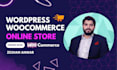design ecommerce store with integration of the woocommerce