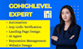 setup gohighlevel CRM automation gohighlevel workflow gohighlevel expert