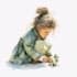 do hand drawn watercolor illustrations and children