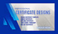 design award certificate, diploma certificate, ged high school transcript