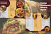 create restaurant food menu, food flyer, digital menu board
