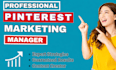 be your professional pinterest marketing manager