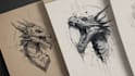 unique tattoo sketch for you