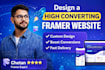 convert figma to framer responsive website with animations