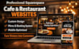 squarespace restaurant website cafe website menu booking website