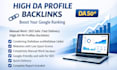 create 250 high quality profile backlinks