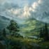 design fantasy background and landscape