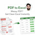 convert PDF to excel and clean your excel data