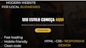 create a modern website for barbershops and local businesses