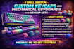 design custom keycaps for mechanical keyboards and keycap sets