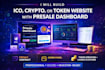 create ico, crypto or token website with a presale dashboard
