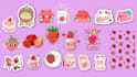 draw cute doodles, stickers illustrations