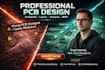 design pcb design, circuit schematic, circuit analysis, pcb layout, bom