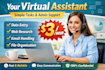 be your virtual assistant for simple tasks and admin work