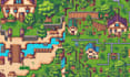 do 2d pixel art tileset pixel character animation sprite sheet game art tile map