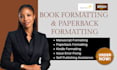 do amazon KDP book formatting kindle paperback ebook formatting KDP book editing