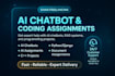 script ai chatbot development, coding assignments coding project