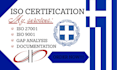 give iso 9001, 27001, 17025 documentation and training