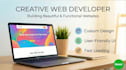 develop a modern interactive website and landing pages