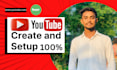 create and set up a youtube channel professionally