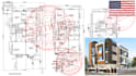 design professional 2d architectural house plans for permits