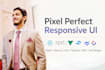 build pixel perfect responsive UI web design