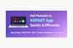 add features to asp net app