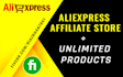 design aliexpress affiliate website with unlimited products