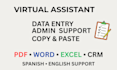 provide bilingual virtual assistance and from home