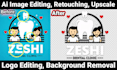 upscale, retouch and professionally edit photos in photoshop
