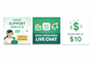 handle customer chat support and reply to messages