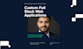 develop a custom full stack web application with react and nodejs