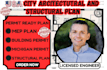 do michigan,ca,tx,mi,fl,nc architectural plan,building permit,structural plan