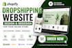 do shopify dropshipping website design and redesign for your online store
