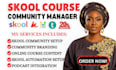 do skool online course class room setup mighty network community management