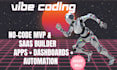 no code saas, web app, mvp, emergent ai sh vibe coding